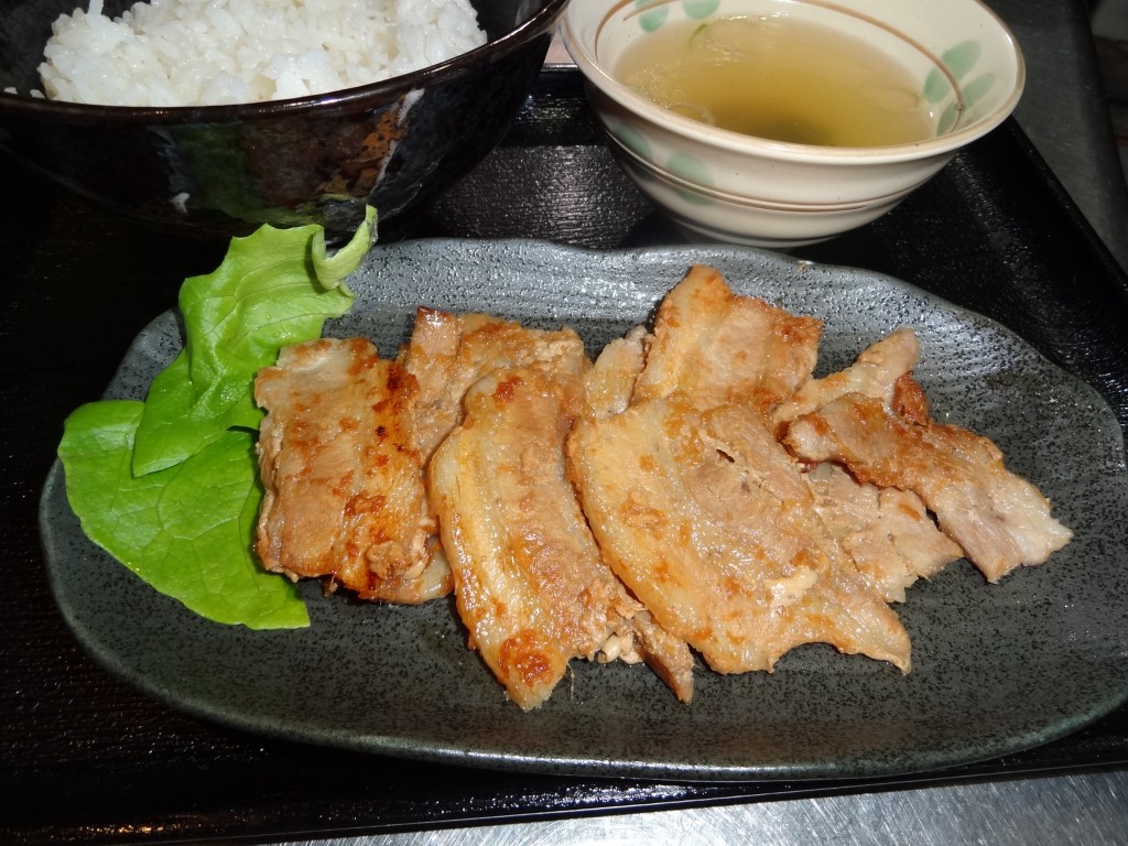 豚生姜焼き定食