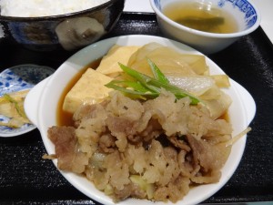 すき焼き定食